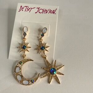 🌙⭐️Betsey Johnson Celestial Earrings